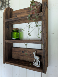 Hangkastje, wandrek van oud hout