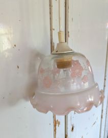 Vintage hanglampje roze