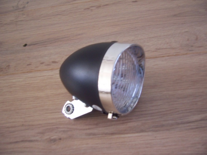 LED-koplamp (zwart)