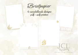 Briefpapier Nature (PDF ZELF PRINTEN)