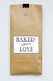 Baked With Pure Love ( PDF ZELF PRINTEN)