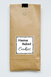 Home Baked Cookies vierkant (PDF ZELF PRINTEN)