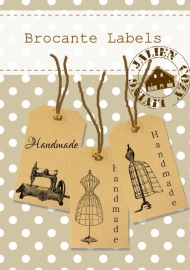 Brocante Handmade Labels (PDF ZELF PRINTEN)