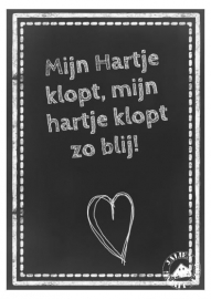 Poster Mijn Hartje Klopt...  (PDF ZELF PRINTEN)