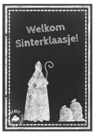 Poster Welkom Sinterklaasje  (PDF ZELF PRINTEN)