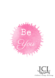 Poster Be You (PDF ZELF PRINTEN)