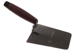 Doordagt stukadoorstroffel - S-hals - softgrip - RVS 180 mm