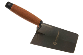 Doordagt stukadoorstroffel - S-hals - kurkgrip - RVS 180mm