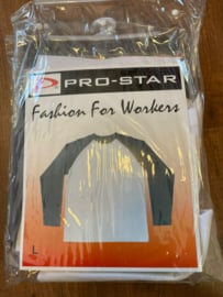 PRO-STAR longsleeve t-shirt wit/grijs