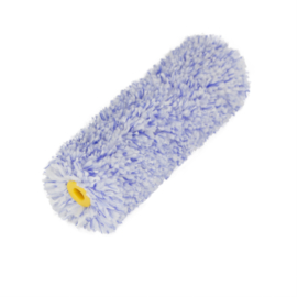Microfiber rol blauw/wit 11cm Ø15mm