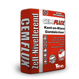 Calmix CemFlux kant&klare gietdekvloer 20kg (>15mm)