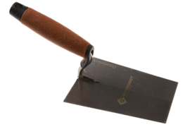 Doordagt stukadoorstroffel - S-hals - kurkgrip - RVS 180mm