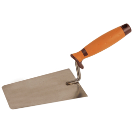 Super Prof Eco stukadoorstroffel ronde hoeken RVS 140 of 180mm