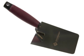 Doordagt stukadoorstroffel - S-hals - softgrip - RVS 180 mm