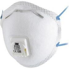 Stofmasker / mondmasker M-Safe FFP2 met uitademventiel