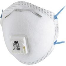 Stofmasker / mondmasker M-Safe FFP2 met uitademventiel (doos à 20 stuks)