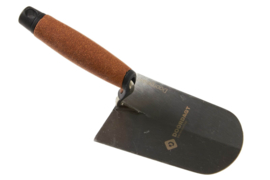 Doordagt stukadoorstroffel - S-hals - kurkgrip - RVS 180mm