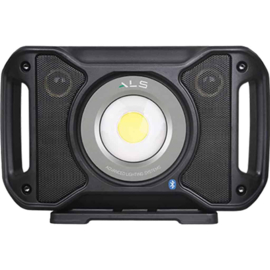 AUD502H Audio Light oplaadbaar/230V LED Bouwlamp met bluetooth speaker 5000 lumen