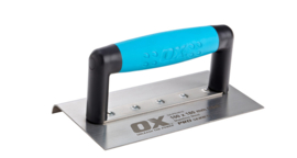 OX Pro RVS Randtroffel 100x180mm 10mm straal