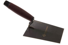 Doordagt stukadoorstroffel - S-hals - softgrip - RVS 180 mm