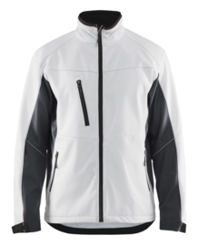 Blåkläder softshell jack 4950 wit maat XL