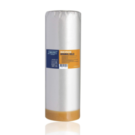 Deltec Quick Mask maskeertape+folie Gold - 2,70x20mtr