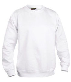 Blåkläder werksweater wit ronde hals 3340