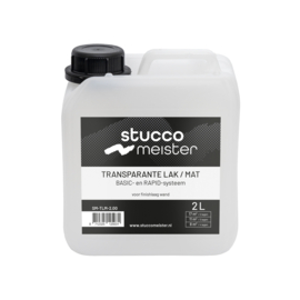 Stuccomeister transparante 1K-lak mat 2ltr