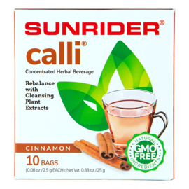 Calli® KANEEL thee 10 zakjes werkt opwekkend en reinigend