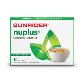 Nuplus® gebalanceerde voeding 10 stuks BANAAN