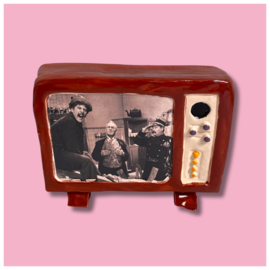 Nostalgie TV Swiebertje zwart/wit