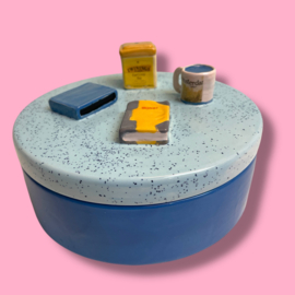Maatwerk koektrommel Thee en bijbels