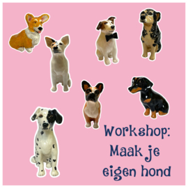 Workshop Maak je eigen hond.  27-8 en 24-9 19:30 uur