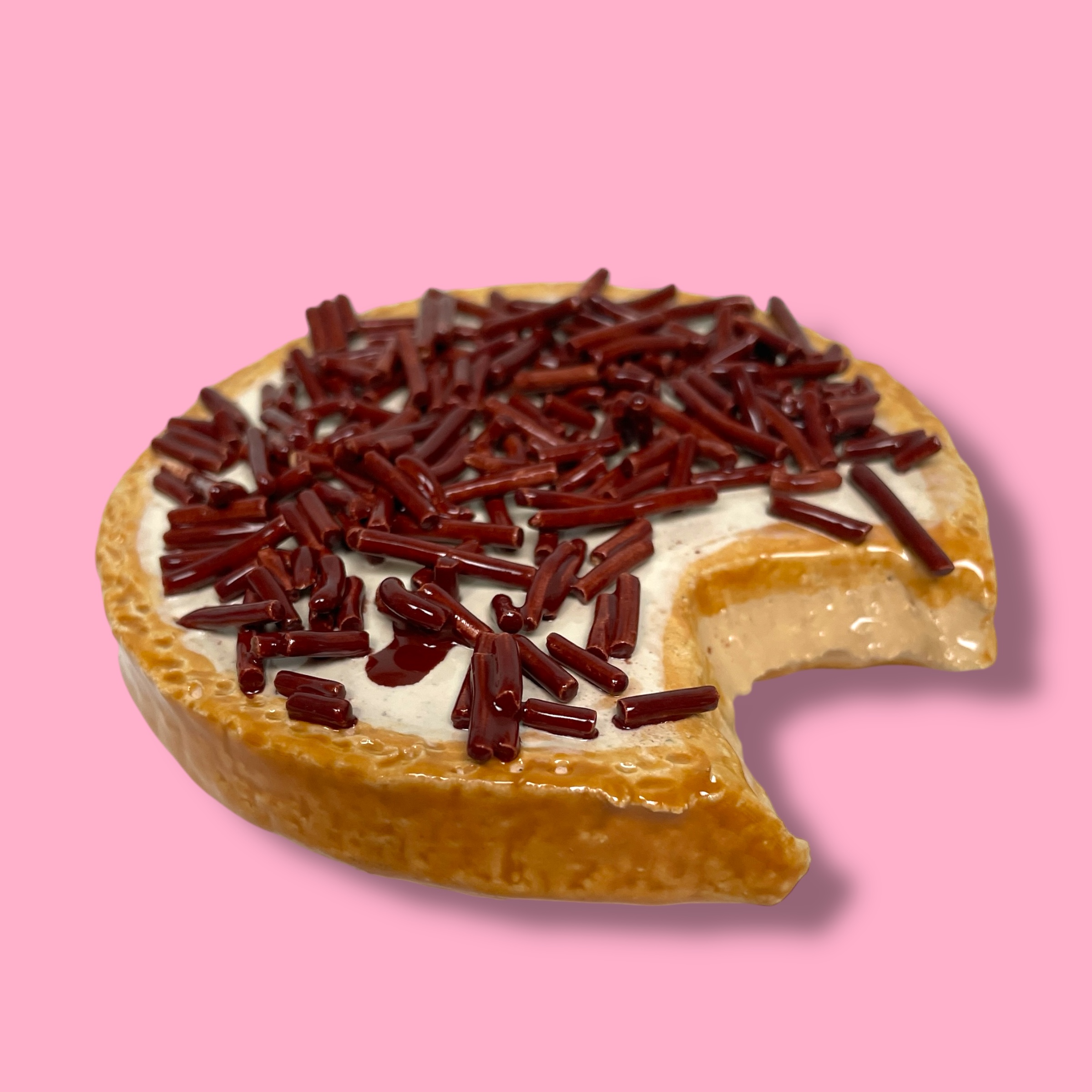 Beschuit met hagelslag van keramiek