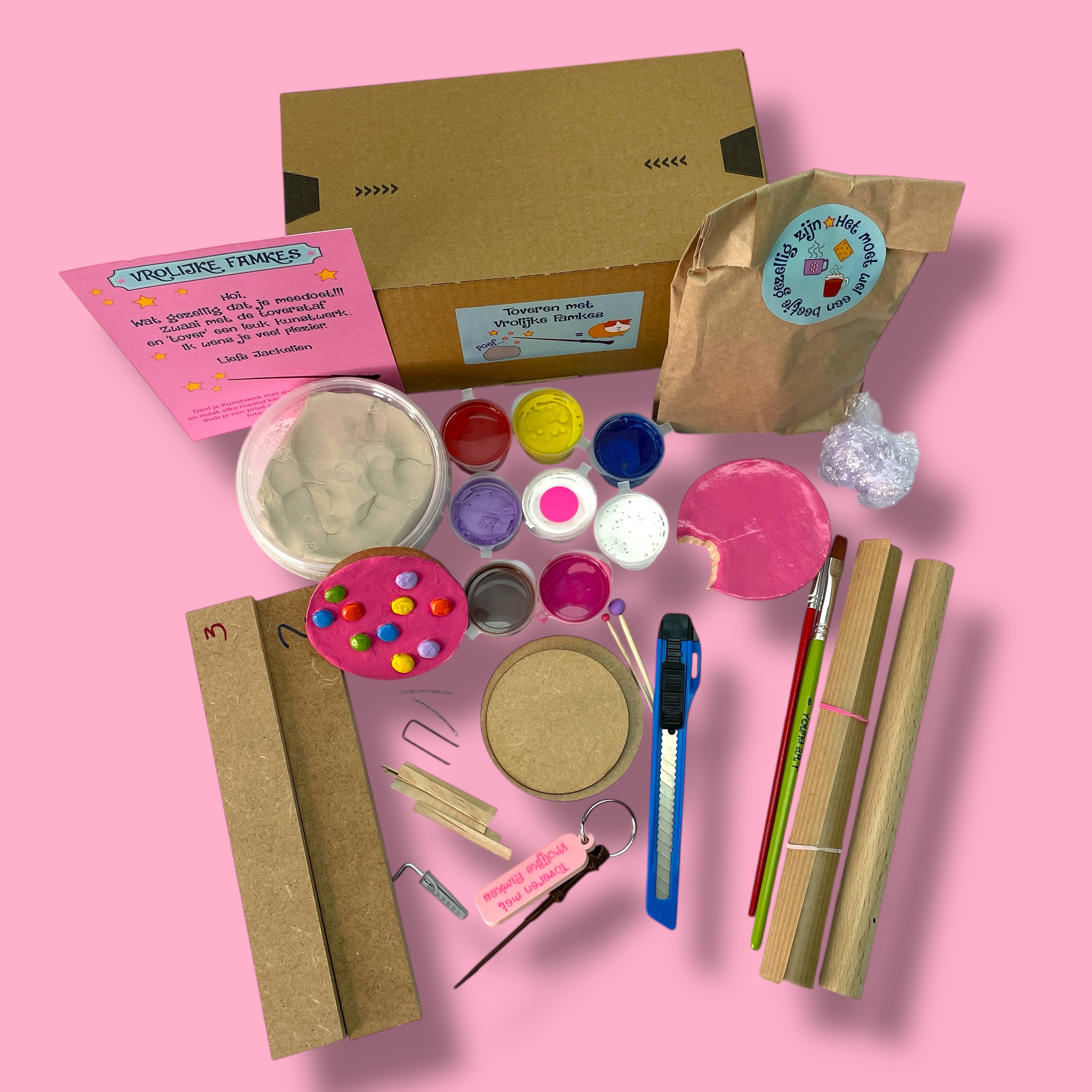 Instagram LIVE workshop: roze koek + confetti koek
