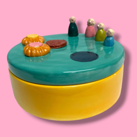 Maatwerk koektrommel kleinkinderen