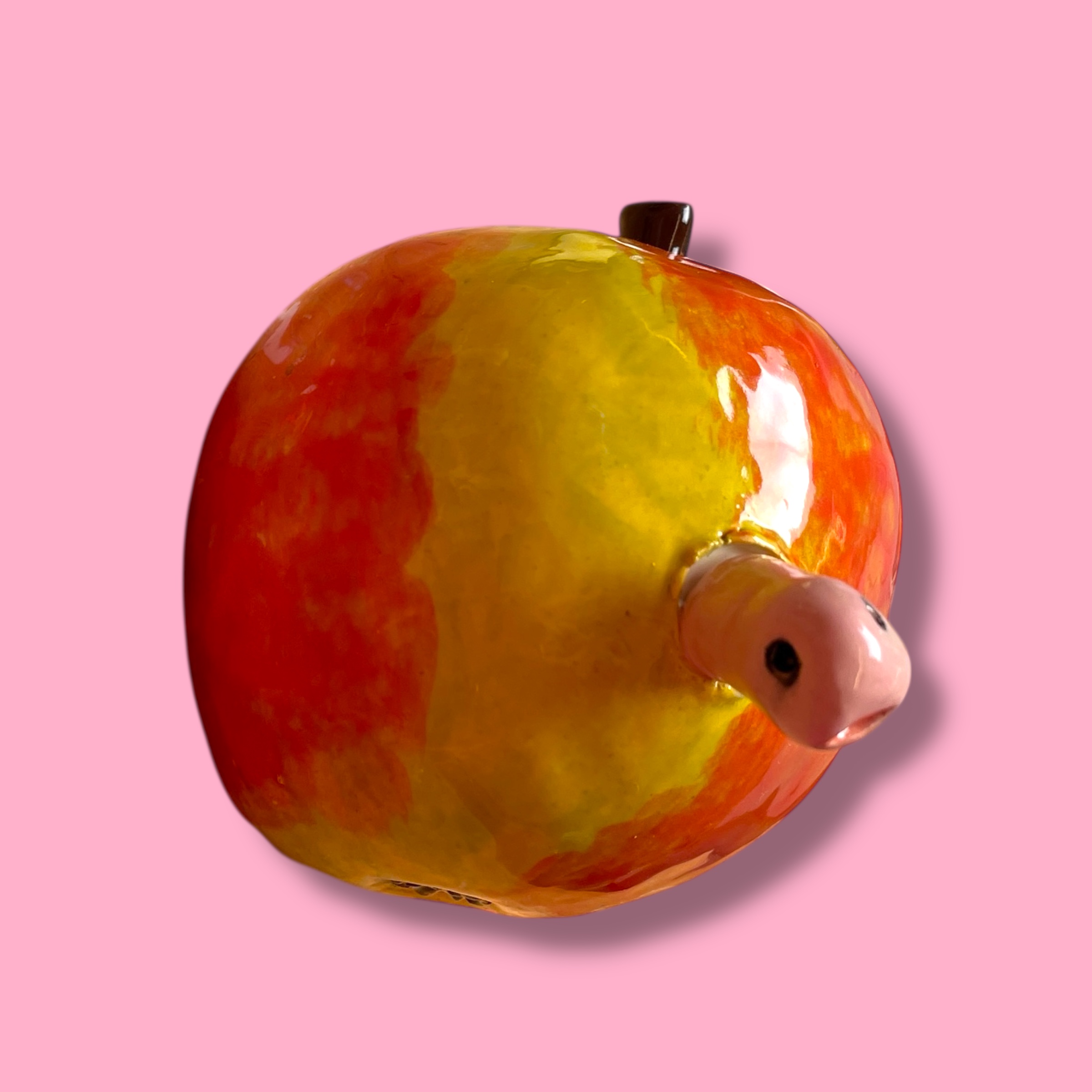 Elstar appel met worm