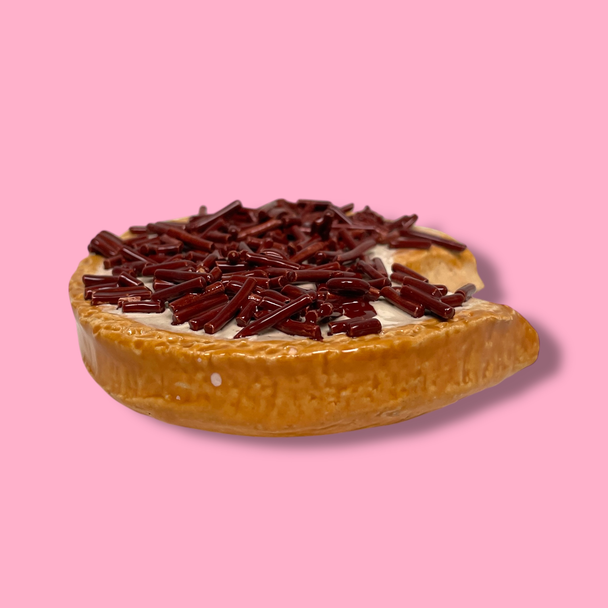 Beschuit met hagelslag van keramiek