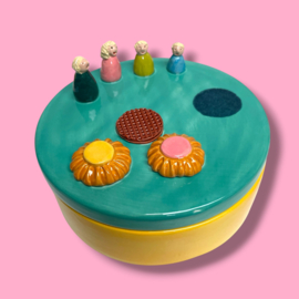 Maatwerk koektrommel kleinkinderen