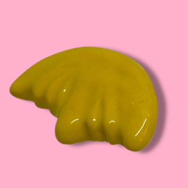 Gele maan van keramiek