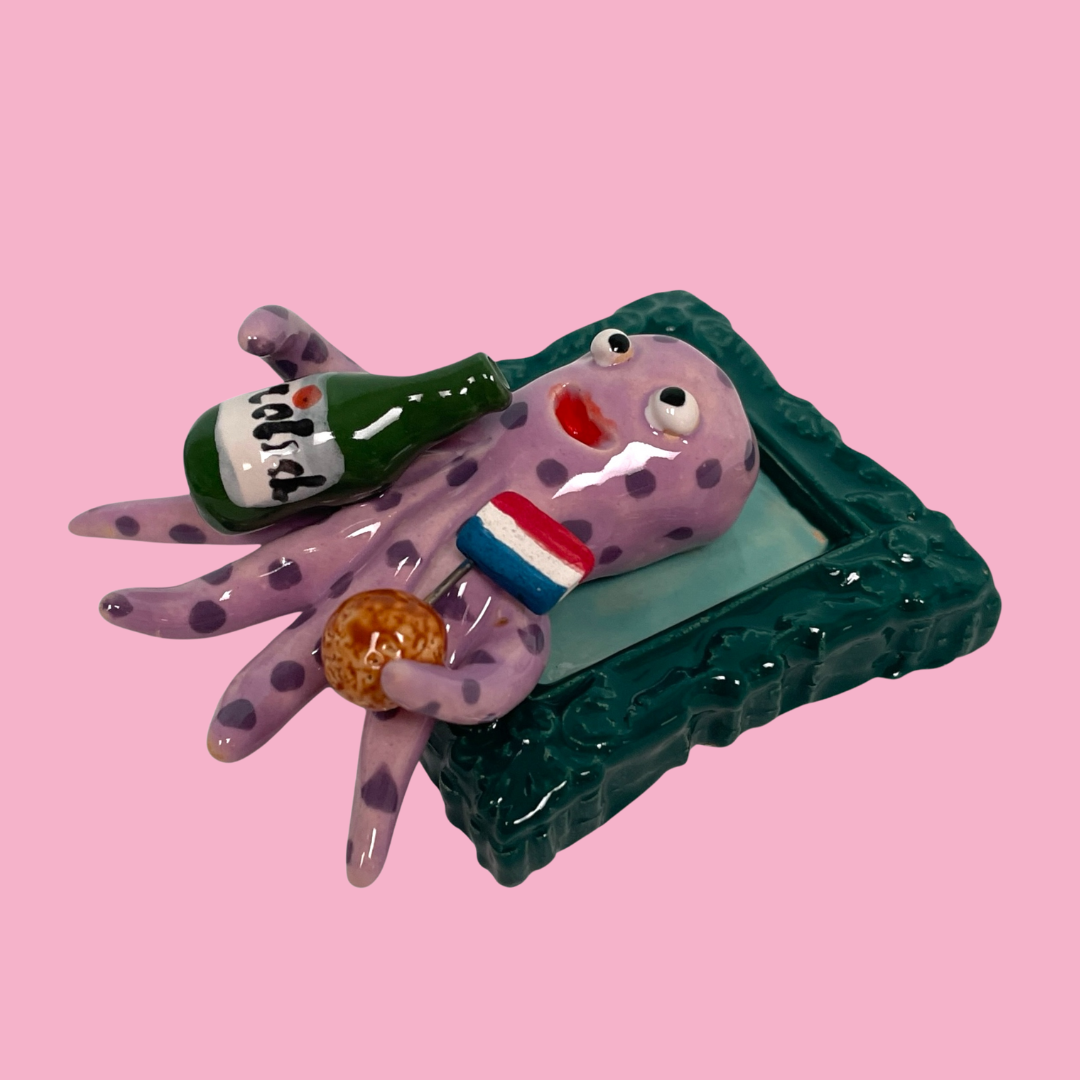 Octopus met grosch bier en bitterbal