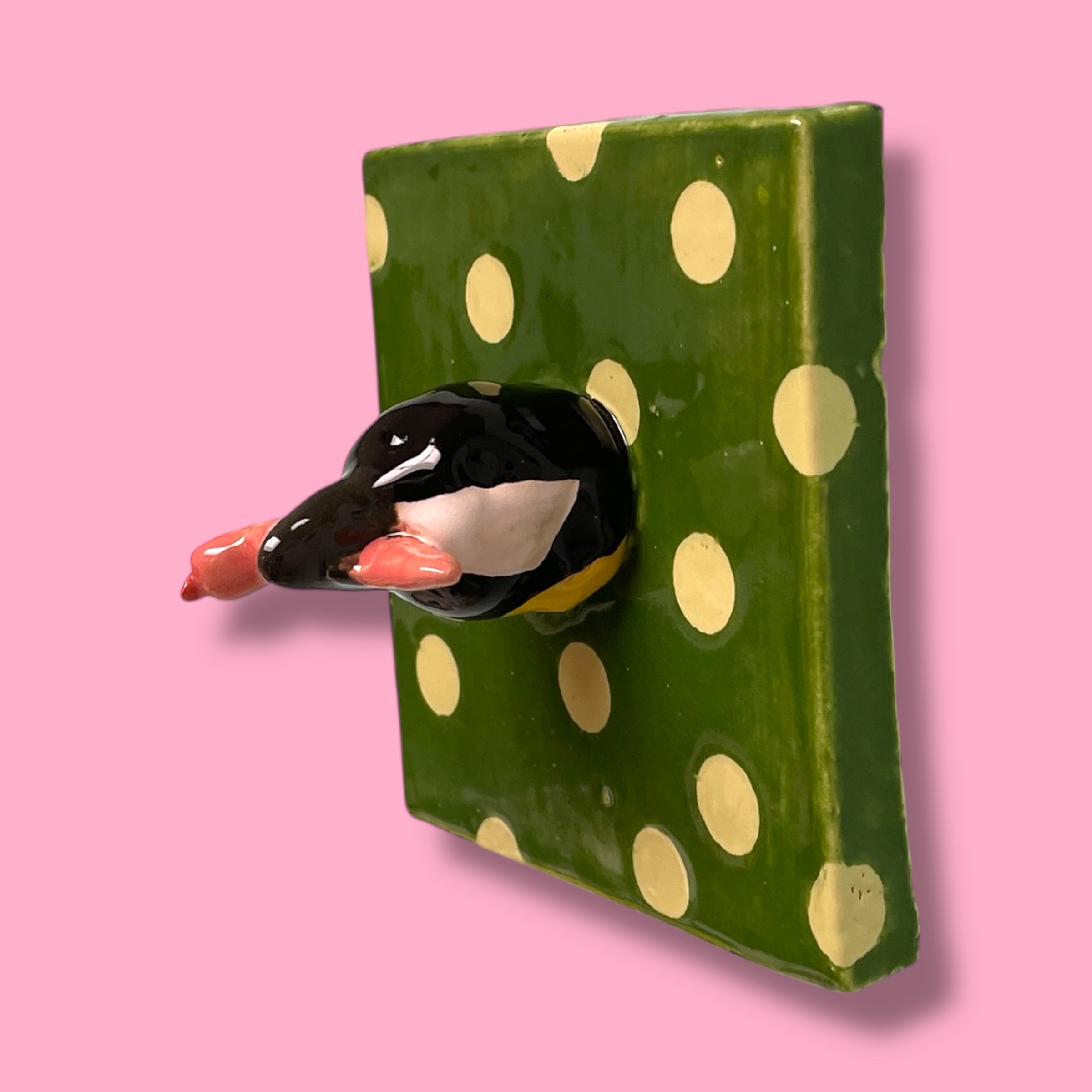 Vreemde vogel van keramiek Koos Koolmees