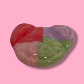 Regenboog Biggetje broche 2