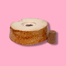 Mini urn 'roze koek'