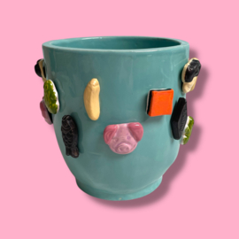 Snoeppot roze