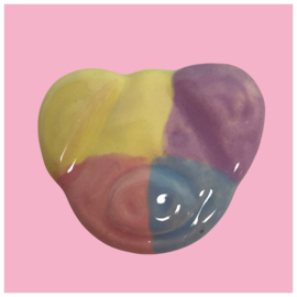 Regenboog Biggetje broche 1