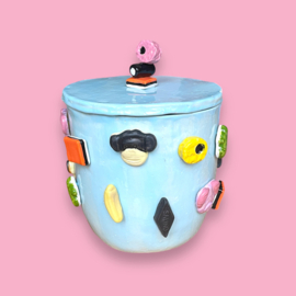 Snoeppot kies je eigen kleur pot