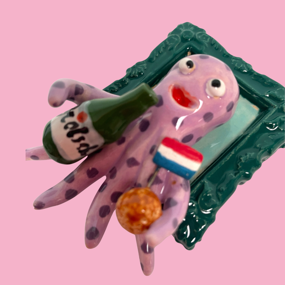 Octopus met grosch bier en bitterbal