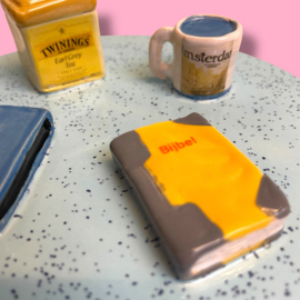 Maatwerk koektrommel Thee en bijbels