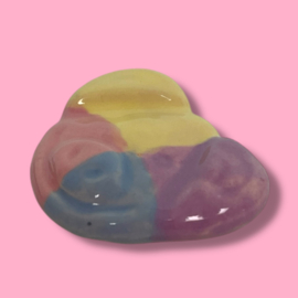 Regenboog Biggetje broche 1